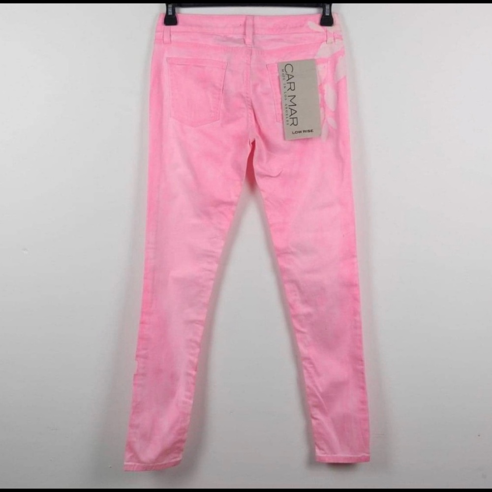 LF Carmar | Pink Printed Skinny Jeans NWT